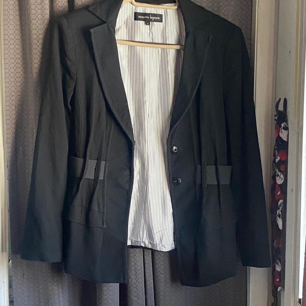Nanette Lepore Women's Black Blazer Jacket